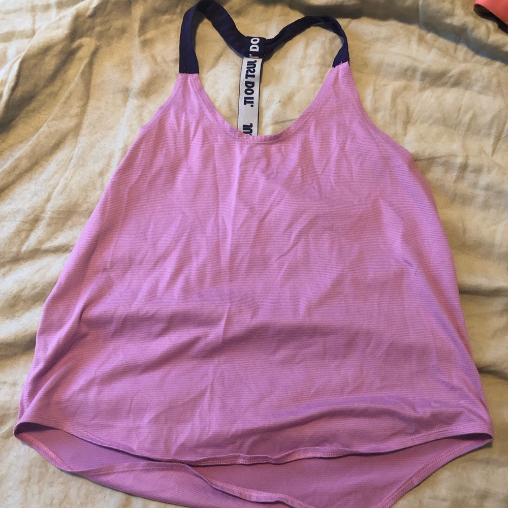 Purple nike dri-fit Razorback shirt